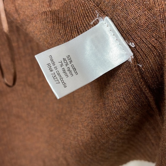 NWT Sonoma Cardigan. Brown with pockets. XL - Picture 4 of 5